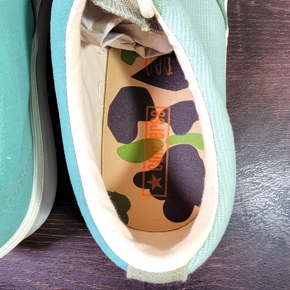 BRAND NEW Converse Skidgrip Ox Oil Green Men's Size 10.5 - Picture 9 of 10